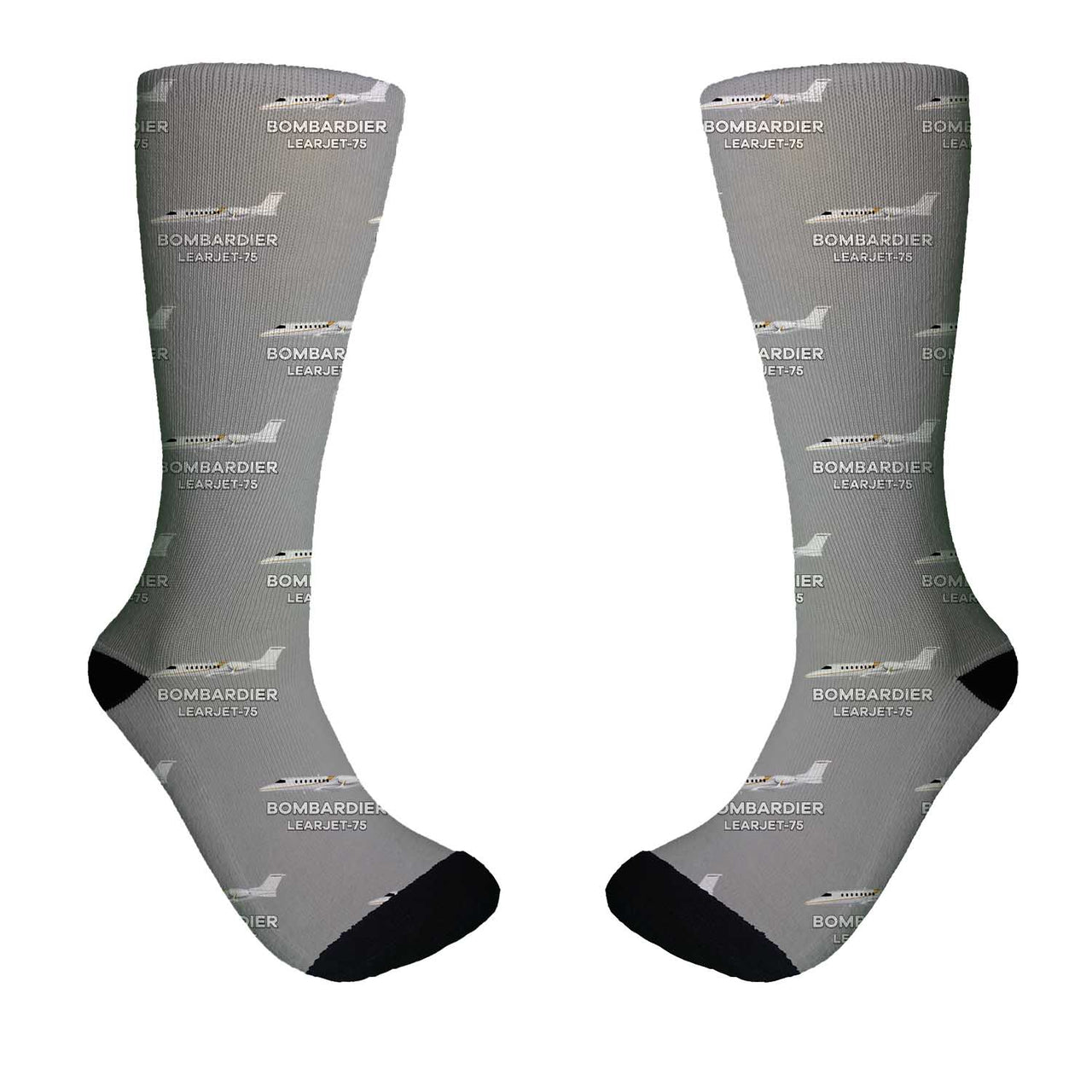 The Bombardier Learjet 75 Designed Socks