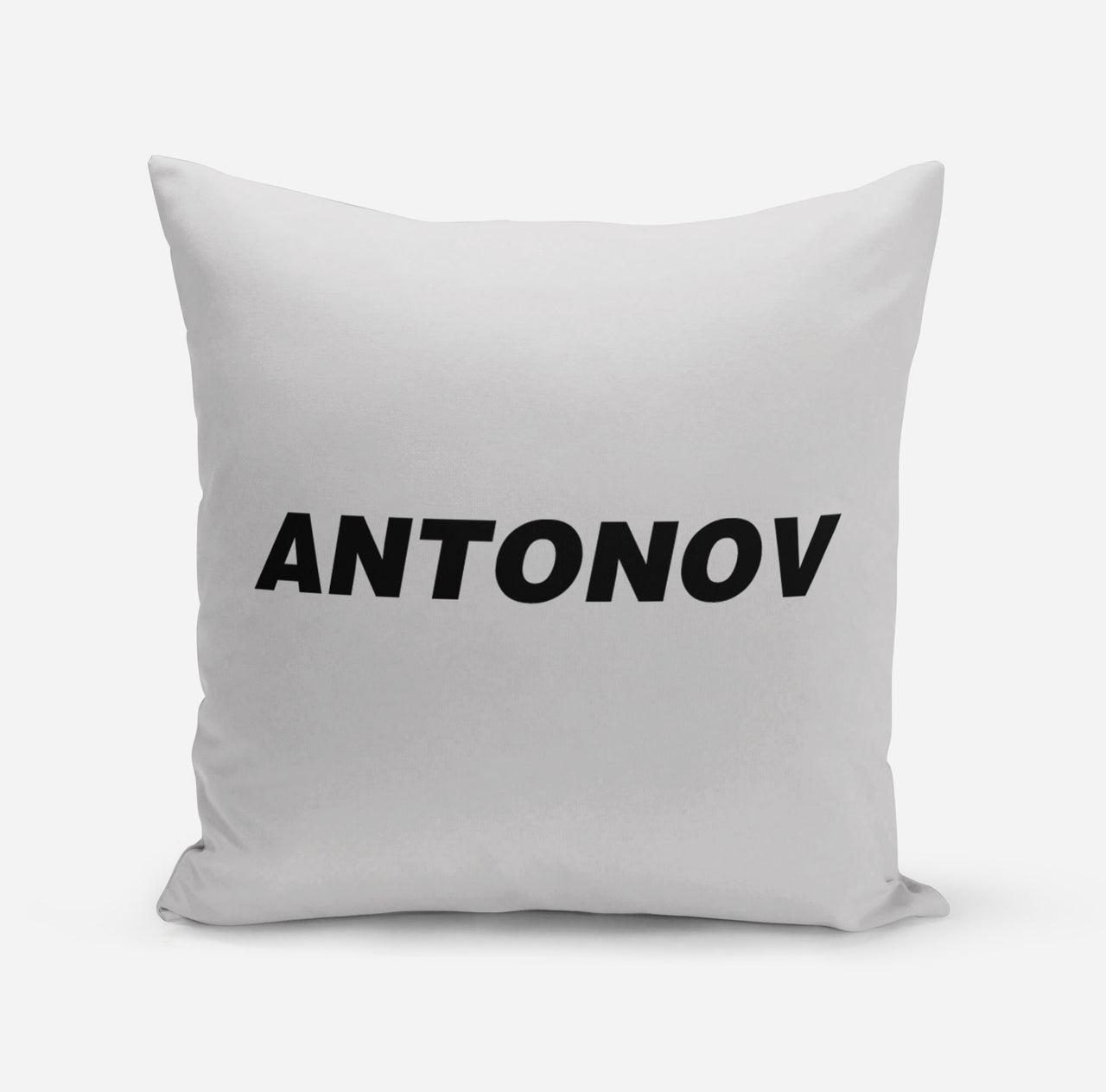 Antonov & Text Designed Pillows