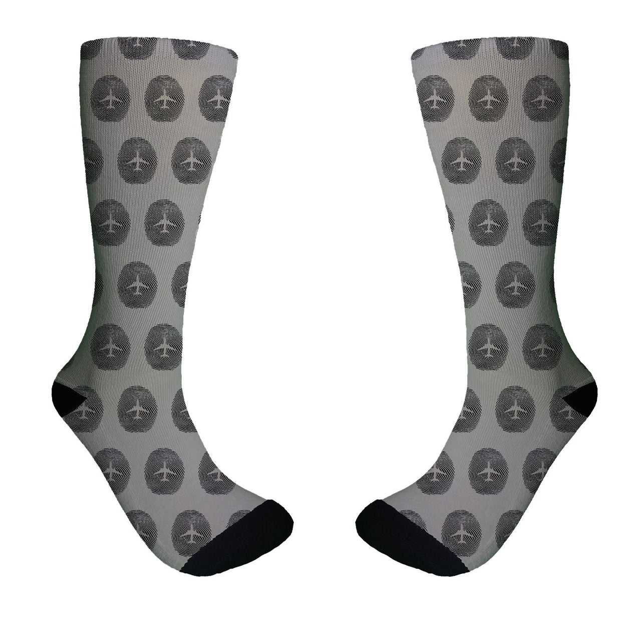 Aviation Finger Print Designed Socks