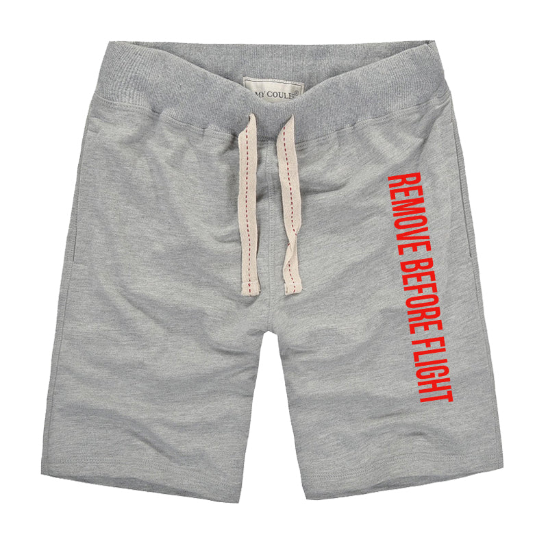 Remove Before Flight 2 Designed Cotton Shorts