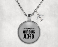 Thumbnail for Airbus A340 & Plane Designed Necklaces