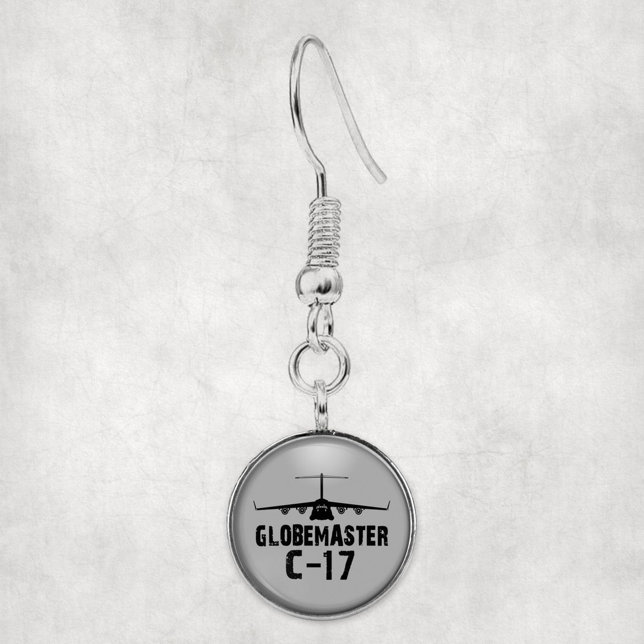 GlobeMaster C-17 & Plane Designed Earrings