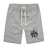 Thumbnail for Boeing 747 & Plane Designed Cotton Shorts