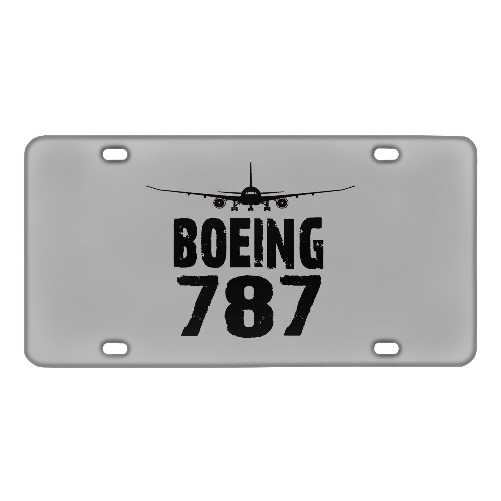 Boeing 787 & Plane Designed Metal (License) Plates