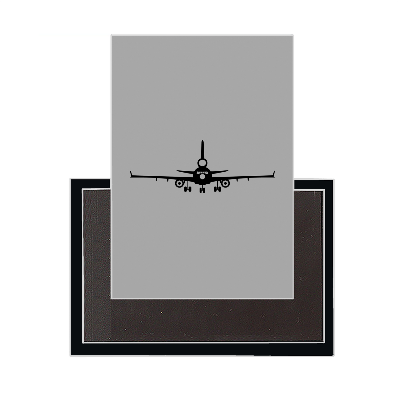 McDonnell Douglas MD-11 Silhouette Plane Designed Magnets