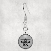 Thumbnail for Douglas DC-3 & Plane Designed Earrings