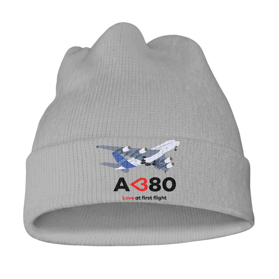 Airbus A380 Love at first flight Knit 3D Beanies