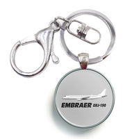 Thumbnail for The Embraer ERJ-190 Designed Circle Key Chains