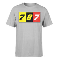 Thumbnail for Flat Colourful 787 Designed T-Shirts