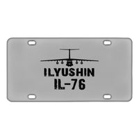 Thumbnail for ILyushin IL-76 & Plane Designed Metal (License) Plates