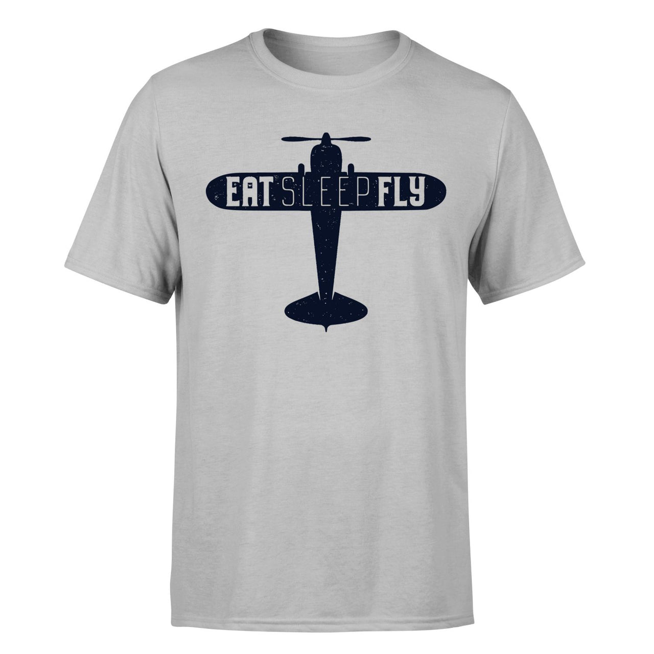 Eat Sleep Fly & Propeller Designed T-Shirts