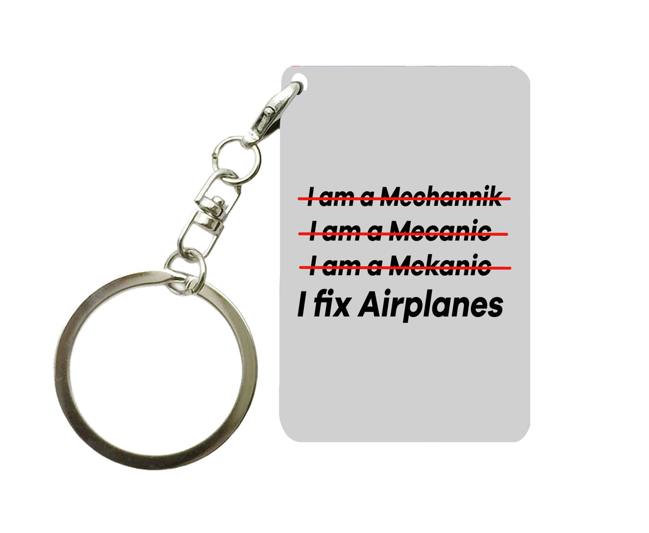 I Fix Airplanes Designed Key Chains