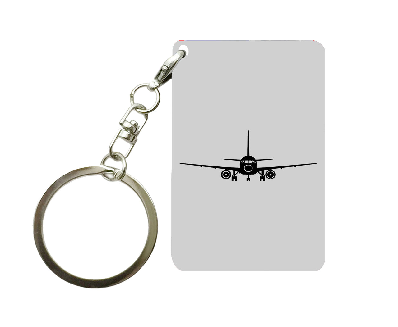 Sukhoi Superjet 100 Silhouette Designed Key Chains