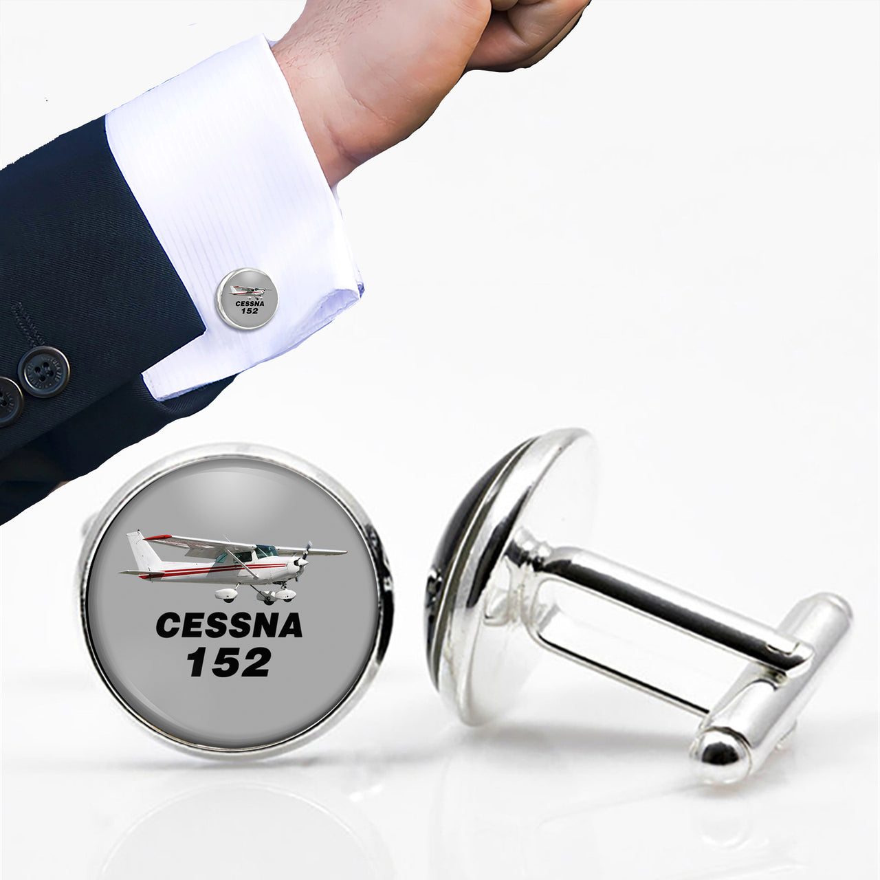 The Cessna 152 Designed Cuff Links