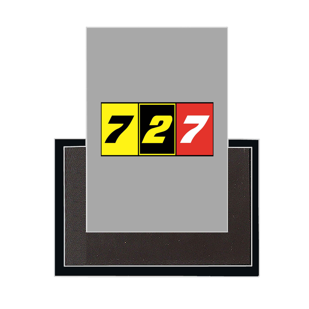 Flat Colourful 727 Designed Magnets