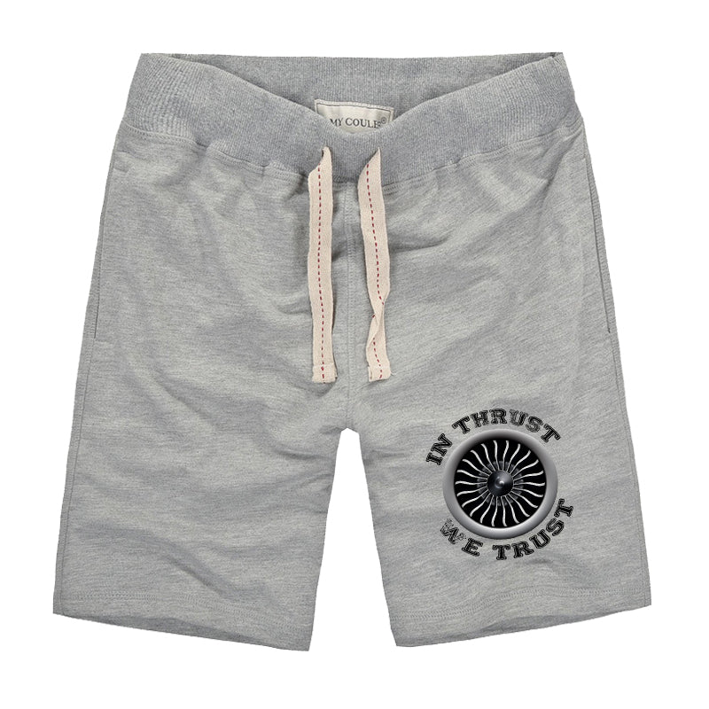 In Thrust We Trust (Vol 2) Designed Cotton Shorts