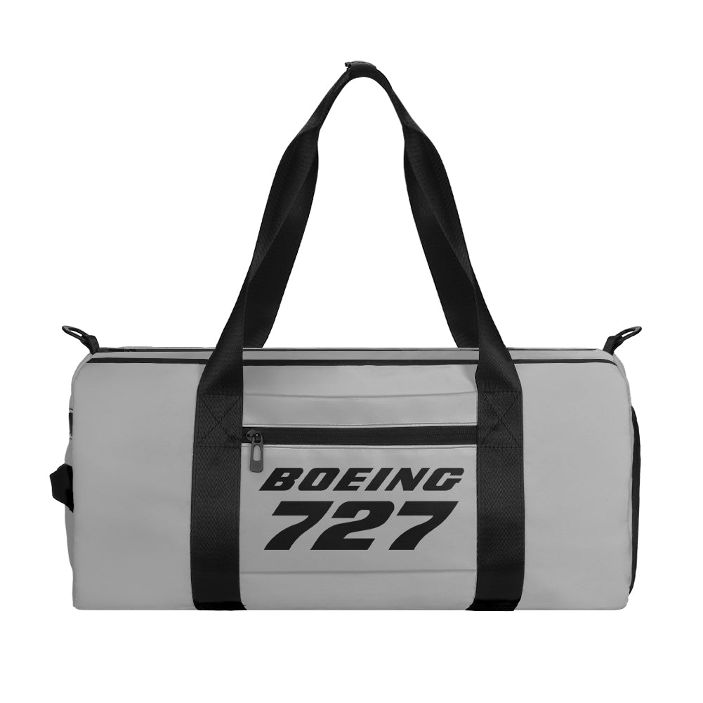 Boeing 727 & Text Designed Sports Bag