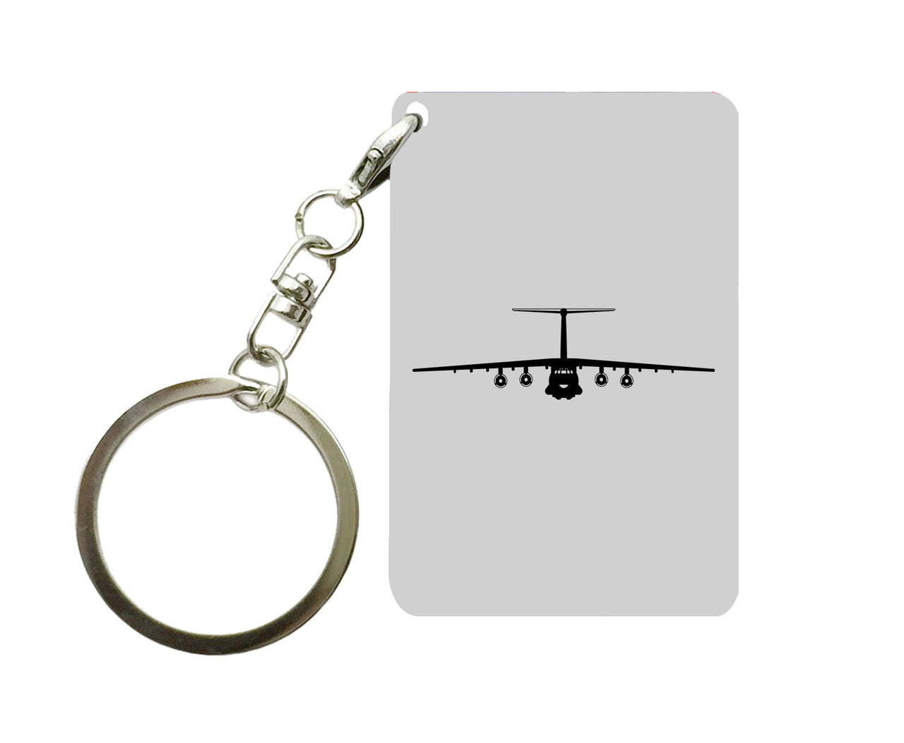 Ilyushin IL-76 Silhouette Designed Key Chains