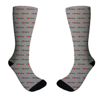 Thumbnail for I Love Embraer Designed Socks