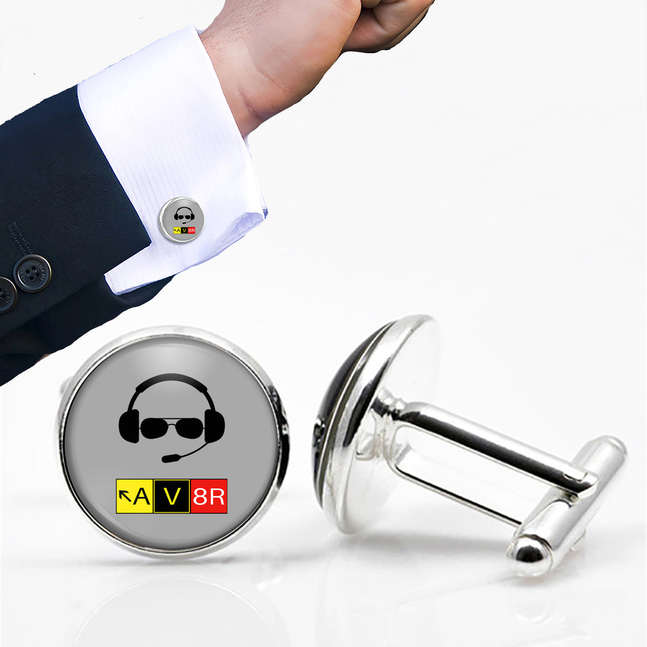 AV8R 2 Designed Cuff Links