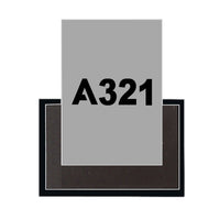 Thumbnail for A321 Flat Text Designed Magnets