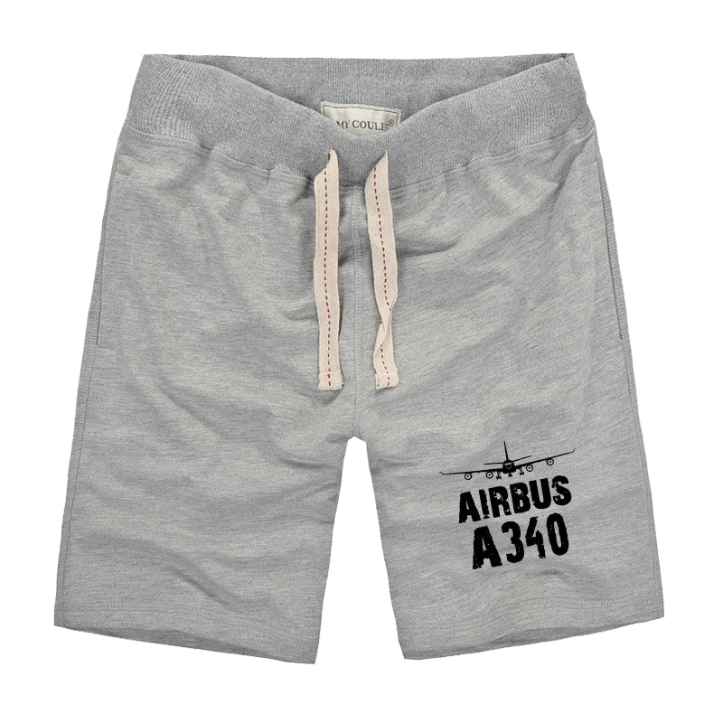 Airbus A340 & Plane Designed Cotton Shorts