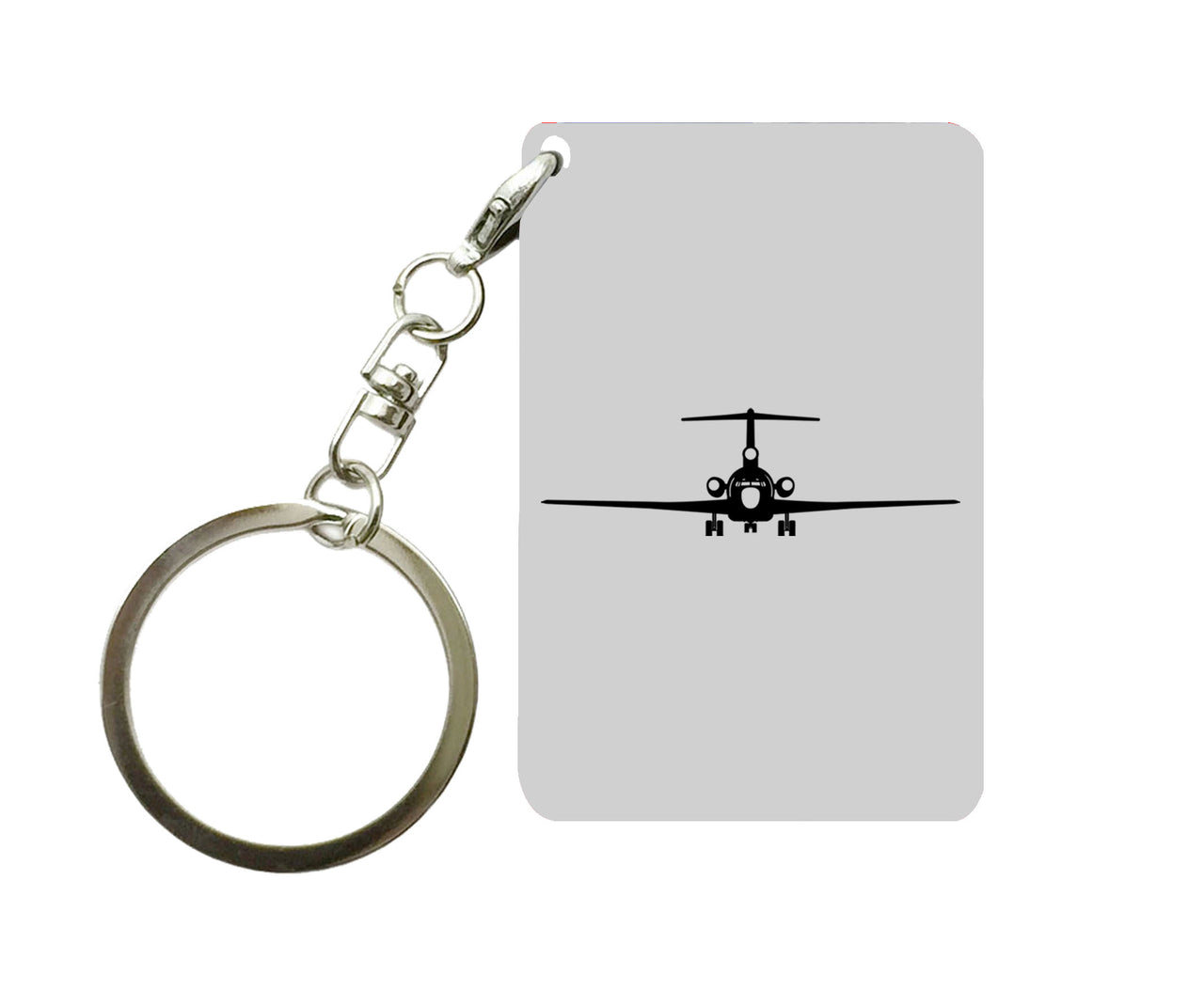 Boeing 727 Silhouette Designed Key Chains