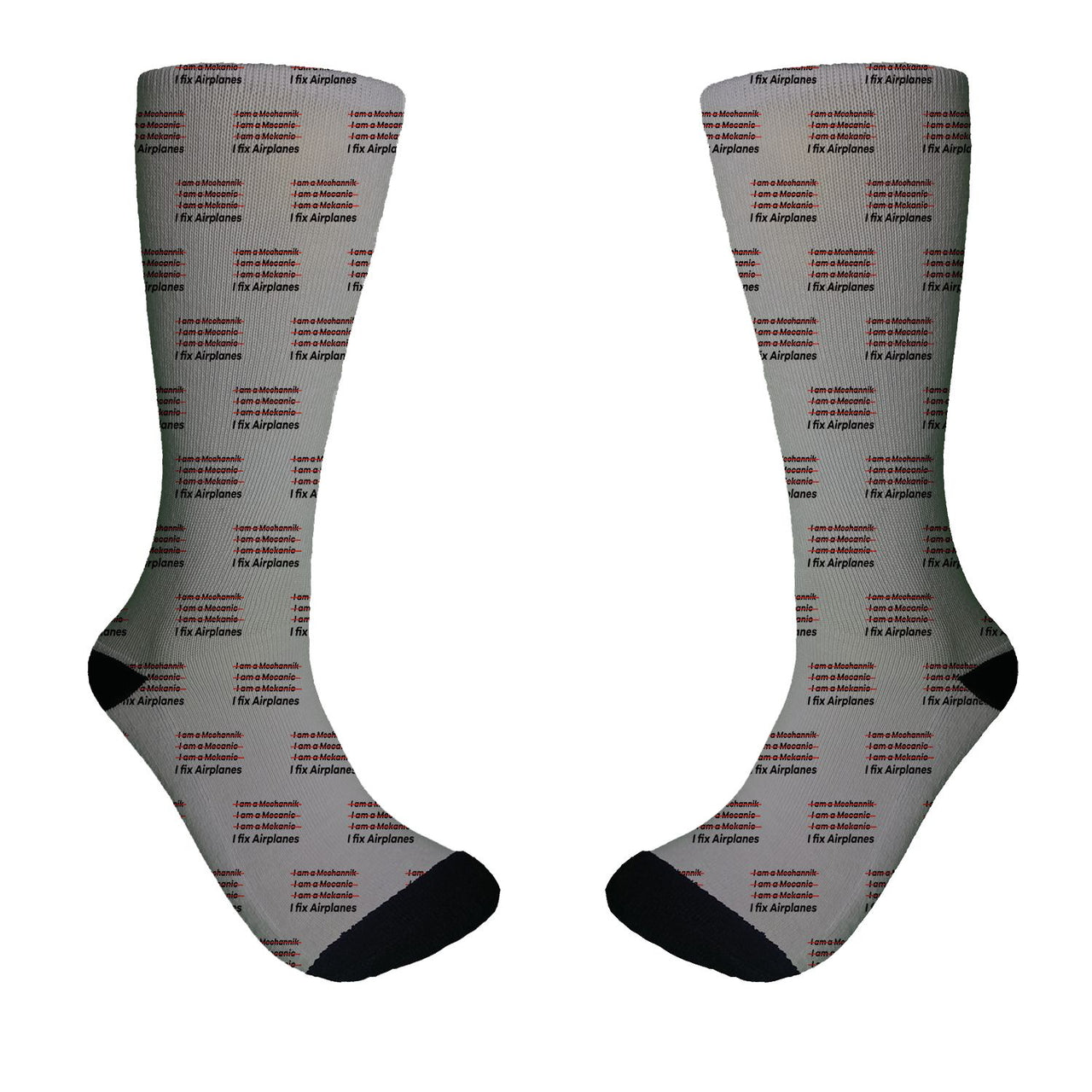 I Fix Airplanes Designed Socks