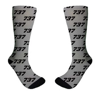 Thumbnail for 737 Flat Text Designed Socks