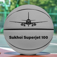 Thumbnail for Sukhoi Superjet 100 Silhouette Designed Basketball