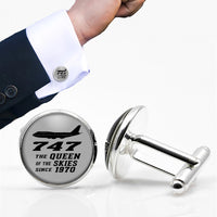 Thumbnail for Boeing 747 - Queen of the Skies (2) Designed Cuff Links