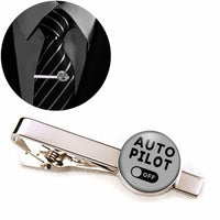 Thumbnail for Auto Pilot Off Designed Tie Clips