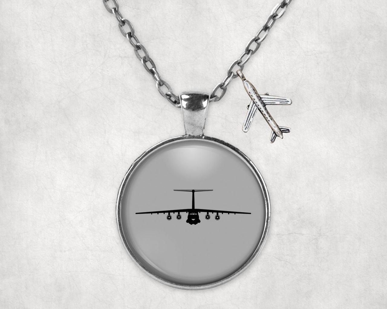 Ilyushin IL-76 Silhouette Designed Necklaces