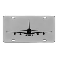 Thumbnail for Airbus A380 Silhouette Designed Metal (License) Plates