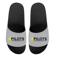 Thumbnail for Pilots They Know How To Fly Designed Sport Slippers