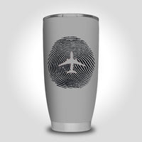 Thumbnail for Aviation Finger Print Designed Tumbler Travel Mugs