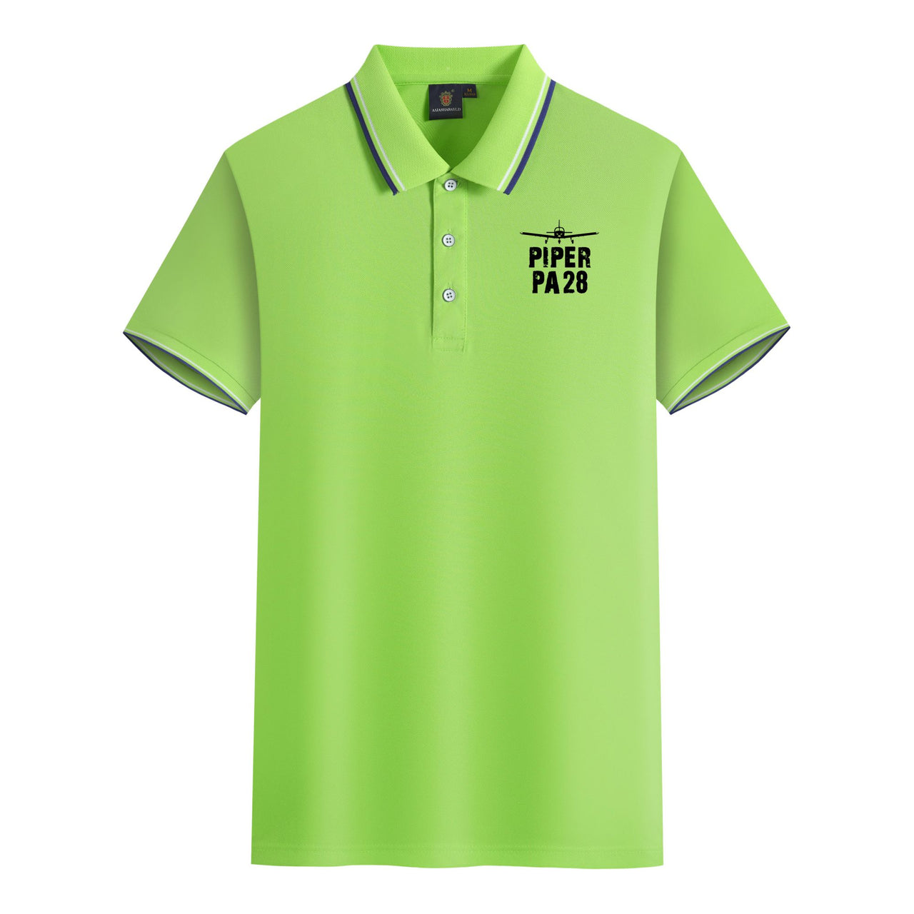 Piper PA28 & Plane Designed Stylish Polo T-Shirts