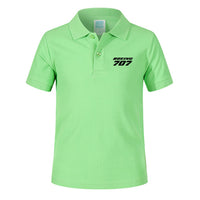 Thumbnail for Boeing 707 & Text Designed Children Polo T-Shirts