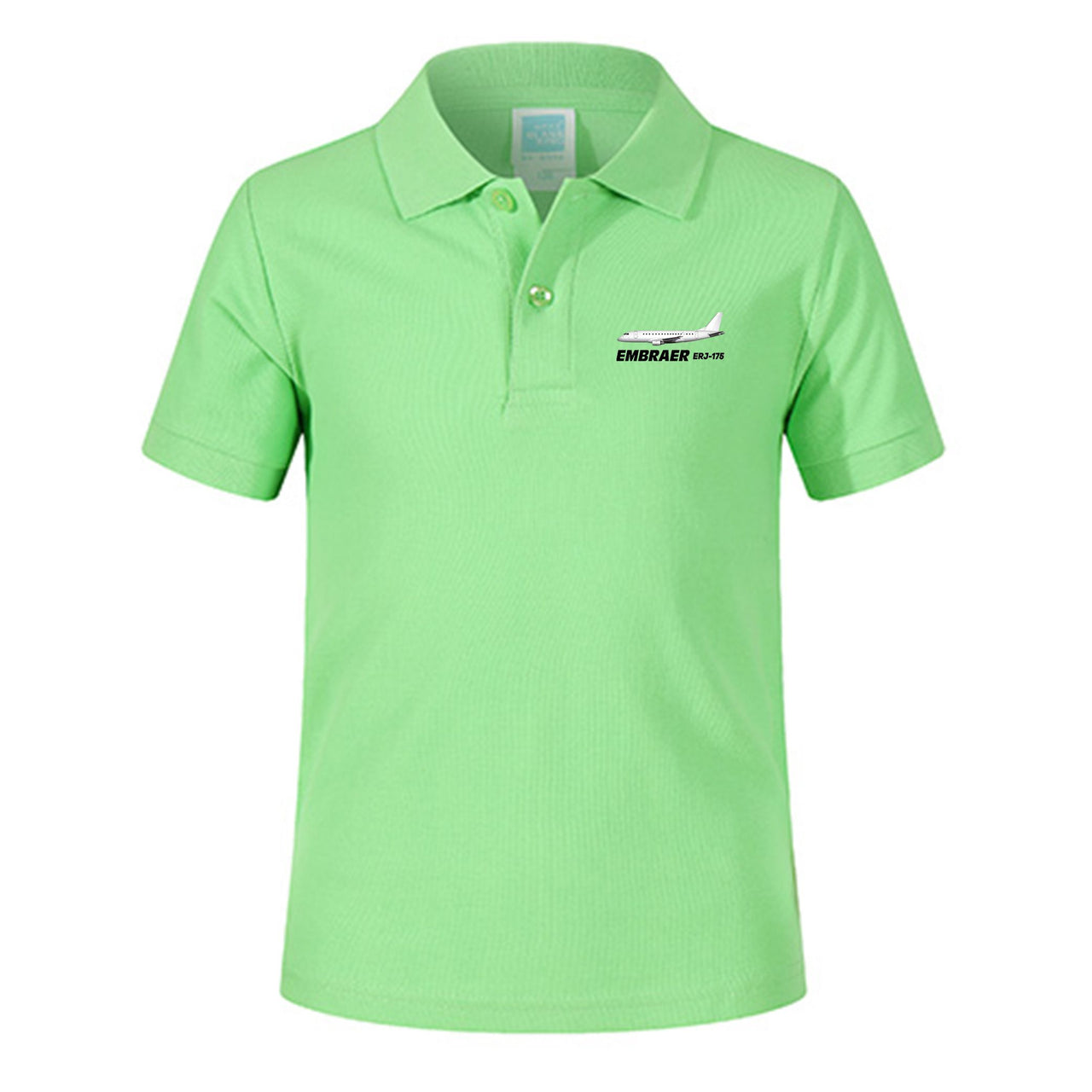 The Embraer ERJ-175 Designed Children Polo T-Shirts