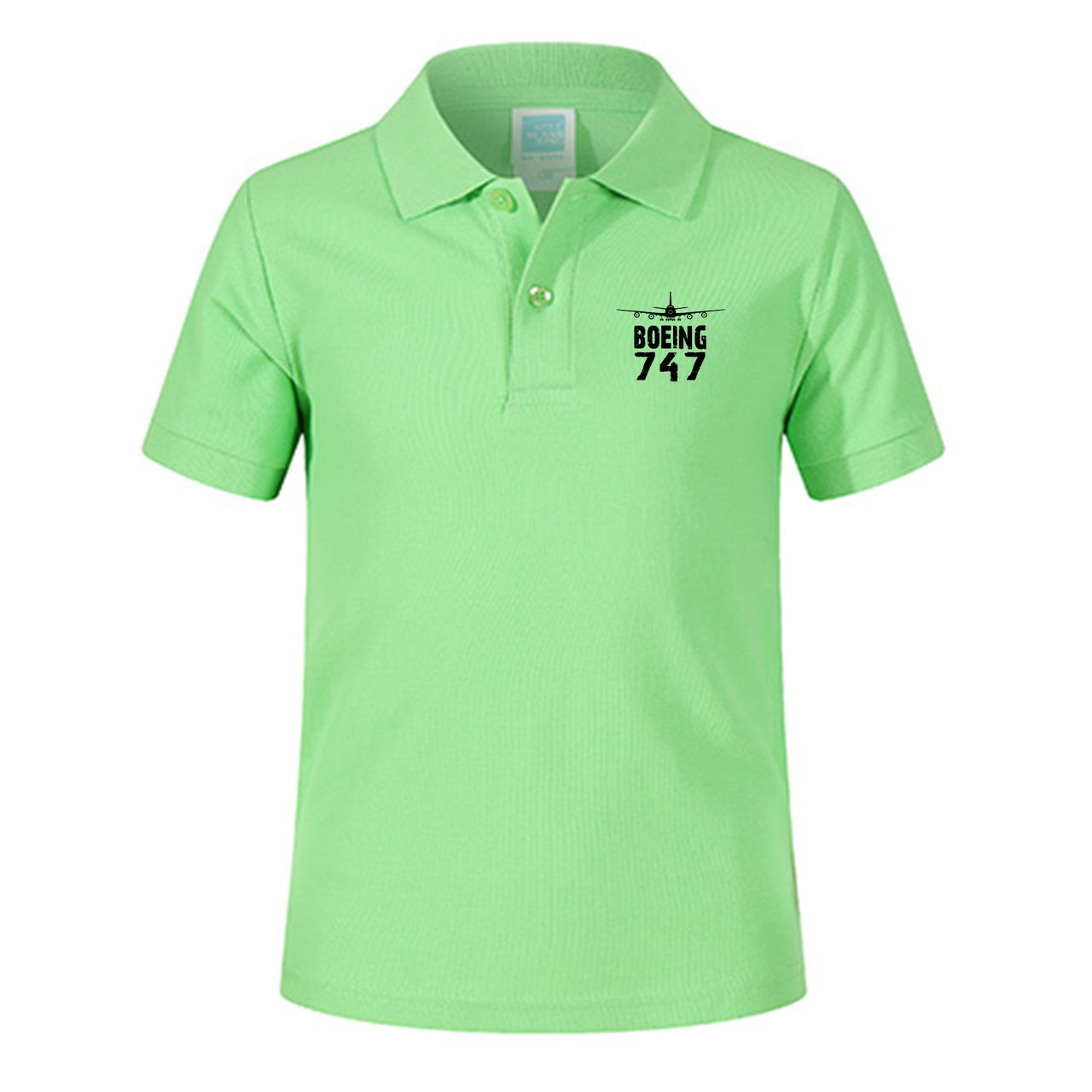 Boeing 747 & Plane Designed Children Polo T-Shirts