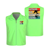 Thumbnail for Husband & Dad & Aircraft Mechanic & Legend Designed Thin Style Vests