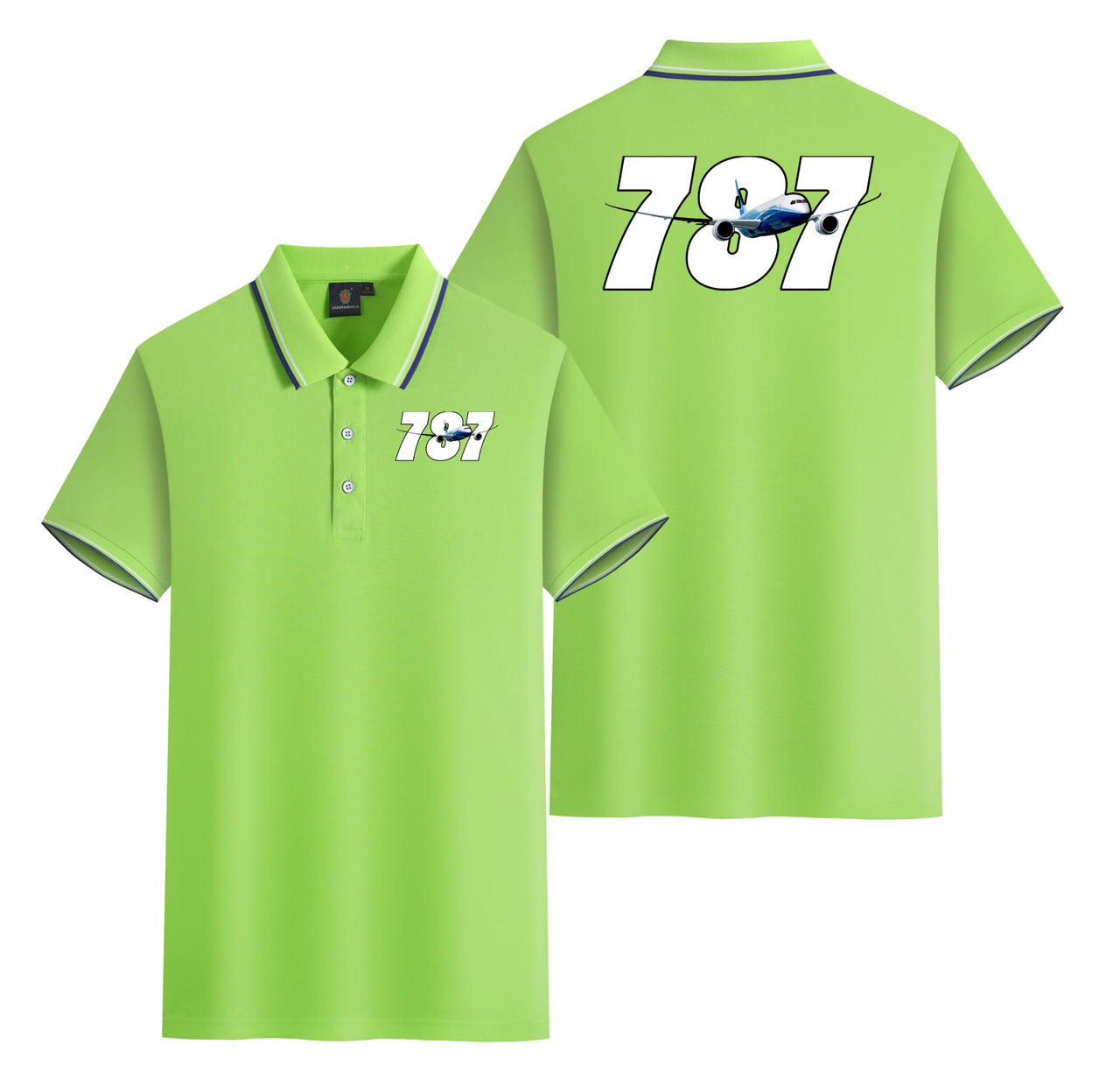 Super Boeing 787 Designed Stylish Polo T-Shirts (Double-Side)