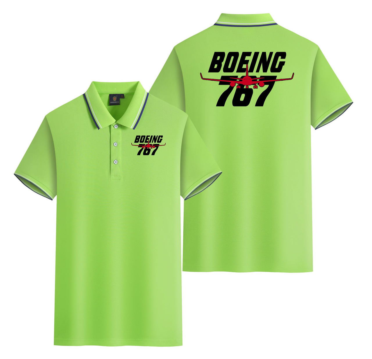 Amazing Boeing 767 Designed Stylish Polo T-Shirts (Double-Side)