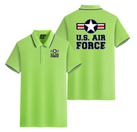 Thumbnail for US Air Force Designed Stylish Polo T-Shirts (Double-Side)