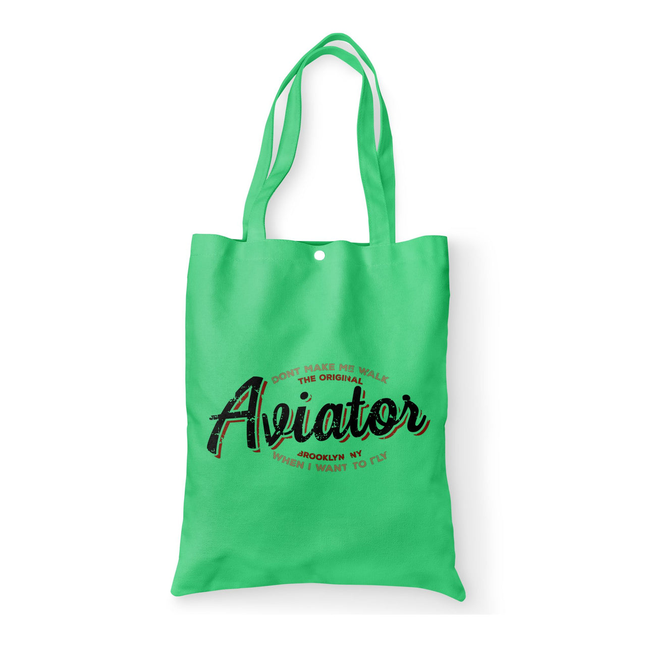 Aviator - Dont Make Me Walk Designed Tote Bags