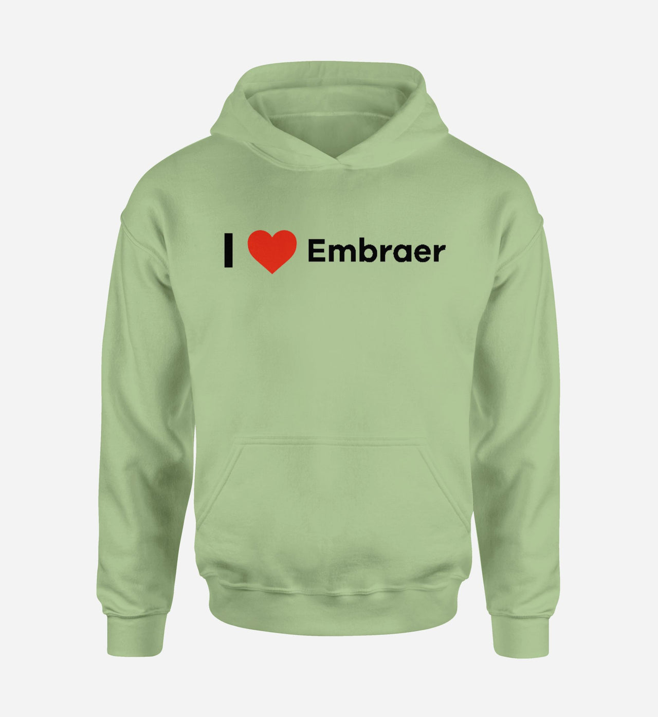 I Love Embraer Designed Hoodies