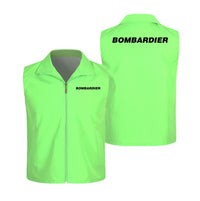 Thumbnail for Bombardier & Text Designed Thin Style Vests