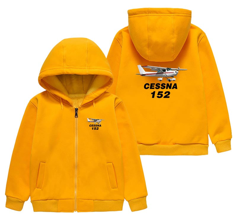 The Cessna 152 Designed "CHILDREN" Zipped Hoodies