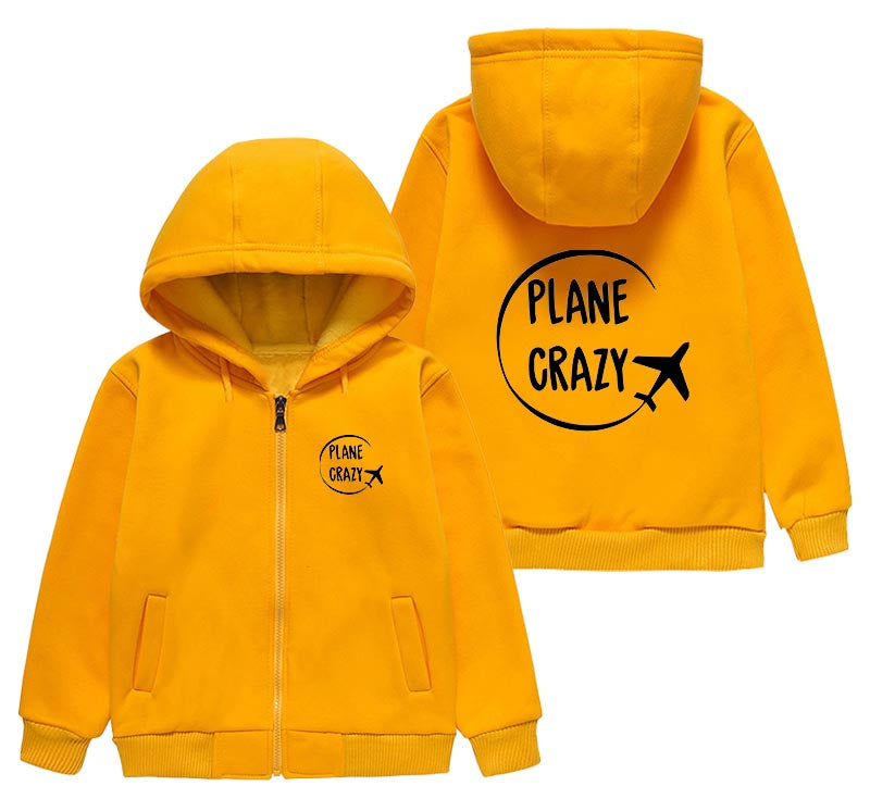 Plane Crazy Designed "CHILDREN" Zipped Hoodies