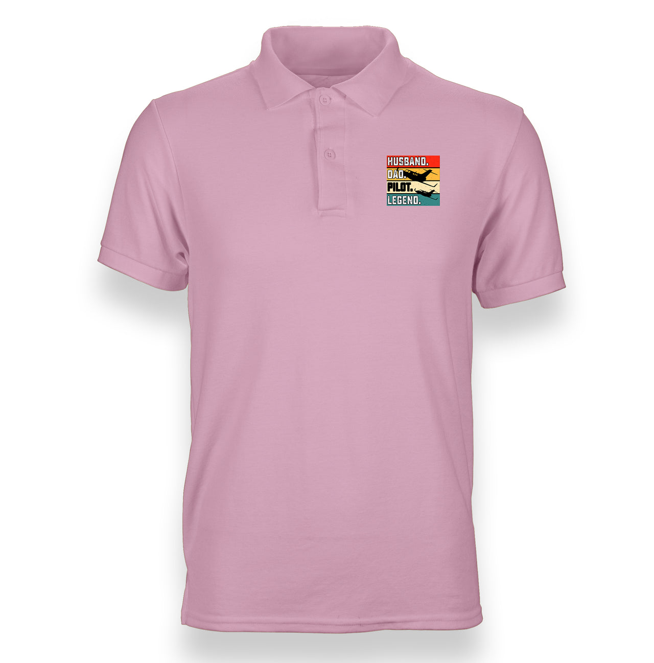 Husband & Dad & Pilot & Legend Designed "WOMEN" Polo T-Shirts